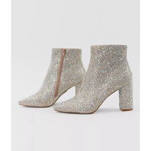 Betsy Johnson Cady Pointy Toe Rhinestone Ankle Booties